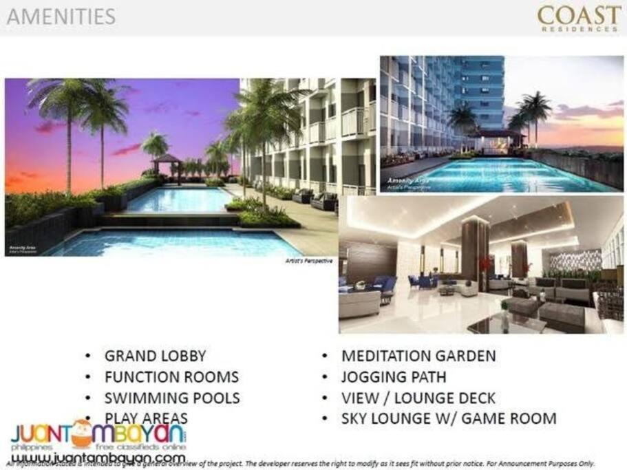 Smdc Coast Residences Lovely Fully-Furnished 1 Bedroom Condo With Pool Manila Eksteriør billede